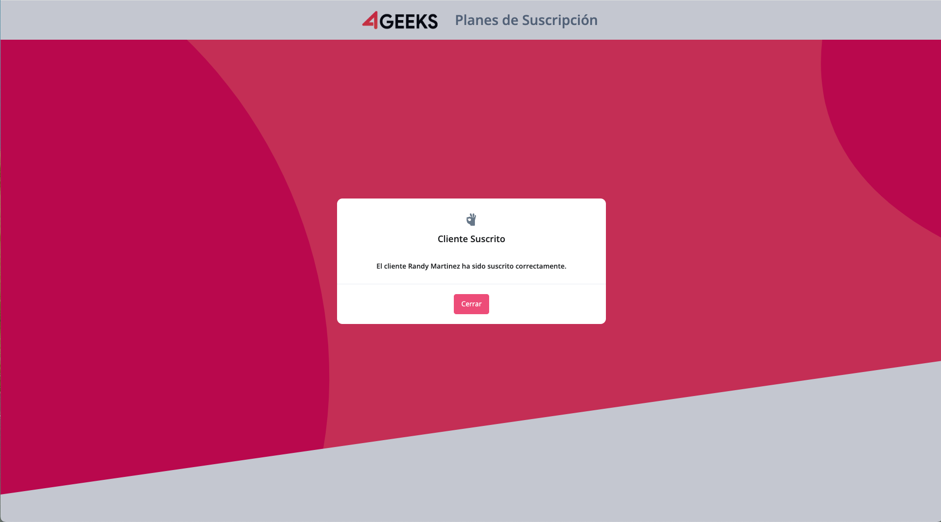 Subscribing plan